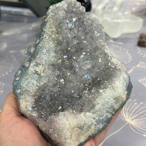 Aura Amethyst Cluster